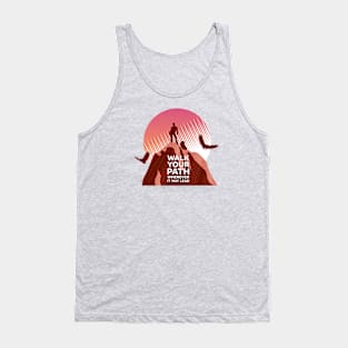 Walk Your Path - Red Tank Top